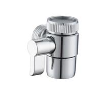 PENIKOKO Valve Inverseur Robinet Cuivre Pouce Commande à Bouton Unique Diverteur Bras pour Pommeau à Main Économiseur Eau Salle de Bain