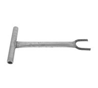 PENIKOKO Valve Shut Off Tool Long Handle Shaped Clamp Extended Cast Iron Water Wrench For Easy Operation Of Deep Buried Valves Ergonomic Grip For Home And Property Maintenance