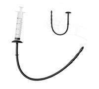 Pénis Plug en silicone extra long 300mm avec seringue - Dilatateur urétral creux flexible, sonde de sounding pour stimulation prostatique et jeu masculin intensif