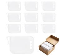 Penitue 10pcs Séparateurs Boîtes Cartes, Séparateurs en Plastique Collectionner Fixent Solidement Paroi en Carton Boîte pour Rangement Collection Cartes Sportives Baseball