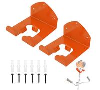 Penitue 2pcs Support pour Coupe-Herbe, Rangement Mural Garage Crochets Débroussailleuse Outil Outil de Jardin Organiseur de Garage pour Outils Électriques Coupe-Herbe Taille-Haie
