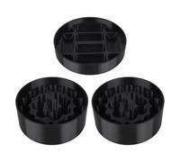 Penitue 3pcs Insert Stockage Fioles 3ml pour Hydrapeak Boîte Alimentaire 32oz, Design Empilable Peut Contenir 48 Fioles Organisateur Congélable pour Insuline Peptides Échantillons (Noir)