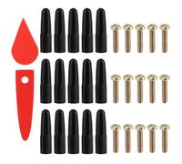 Penitue Kit Remplacement pour Roue Fortune, Comprend 15 Chevilles Roue de la Fortune 15 Vis et 2 Pointeurs Rouges Idéal pour Fêtes Carnavals Clubs Bars et Commerces