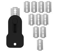 Penitue Outil à Scarifier la Pâte à Pain avec 10 Lames, Outil Magnétique Professionnel pour le Levain Scarificateur Extractible en Acier Inoxydable pour Une Panification Parfaite