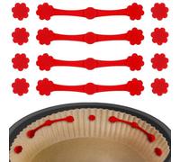Penlimly Aimants Pour Friteuse Sans Huile Pour Papier Cuisson | Attaches Magnétiques en Silicone Lot de 12 | Fixation Sécurisée Anti-Brûlure Pour Cuisine Maison Fête Restaurant Dortoir