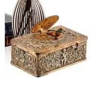 Penlimly Boîtes à Musique pour Les Femmes - Ornements de Bureau en Relief 3D | Boîte À Musique Mécanique,pour Le Salon, la Chambre, l'Étagère, Les Casiers, Les Bibliothèques et la Décoration de