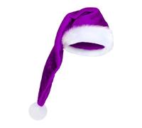 Penlimly Bonnets De Père Noël Pour Adultes 75 Cm De Long | Bonnets De Noël En Velours Doux Pour Adultes - Accessoire Unisexe Pour Fêtes Photos Carnaval Célébrations Nouvel An Masquerade