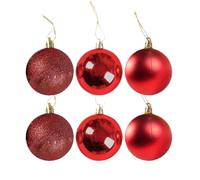 Penlimly Boules de Noël - Boules de Noël incassables en Vrac de 8 cm | Ensemble de Boules de Noël | pour la Maison, Le Lieu de Travail, Les fêtes dansantes