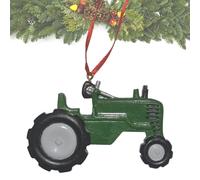 Penlimly Décorations de Noël Tracteur, Pendentif Suspendable en Résine pour Arbre de Noël, Idée Décoration Rustique pour Maison Jardin Bureau Ferme École
