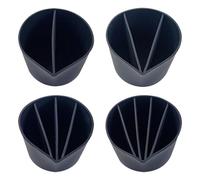 Penlimly Gobelets fendus pour verser la peinture - Tasse à mélanger en résine - Moules époxy Fournitures pour loisirs créatifs, peinture acrylique, mesure liquide
