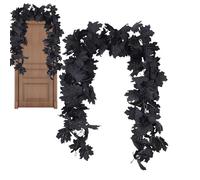 Penlimly Guirlande d'automne pour Cheminée | Guirlande Automne Artificielle 2 Pièces,Décoration Saisonnière Halloween pour Bureau Perron Cour Jardin Intérieur Cuisine Fenêtre Fête Feu de Camp