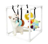 Penlimly Gym pour Chiots - avec 5 Jouets et Centre d'Activité Interactif,Do 10 Godzin Podgrzewaj?ce WK?adki Palce - pour Le Dressage, la Dentition, l'Apaisement, Le Jeu en Intérieur sur Sol, Contre