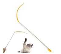 Penlimly Jouet D'Agitation pour Chats - Bâton d'Enrichissement Interactif pour Chaton Et Animaux Domestiques - Canne Interactive À Queue en Silicone,pour La Chasse La Chasse Le Soulagement du Stress