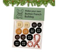 Penlimly Kit De Fabrication De Décorations De Noël,Pendentifs pour Chien | Kits Créatifs De Décoration De Noël - Pour Femmes Garçons Filles Étudiants Famille Arbre De Fêtes Voiture Rétroviseur