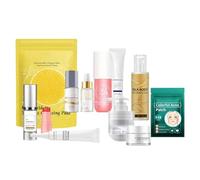 Penlimly Kit de Soins Visage | Nettoyant Raffermissant Hydratant Visage - Idées Cadeaux de Noël pour Femme, Produits de Soin pour Voyage et Maison,Voyage Maison Fete Noël