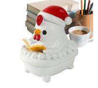 Penlimly Lampe de table - Figurines De Collection En Résine,Lumières De Nuit À USB Pour Baignoire,pour amateurs de livres lecteurs Halloween maison cuisine bureau salon salle de bain dessus de table