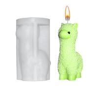 Penlimly Moules Animaux Résine,Moule À Alpaga En Silicone | Outil Facile Démoulage Réutilisable pour Bougies Chocolat Art Projet Débutant Confirmé Atelier École