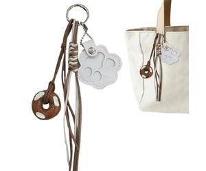 Penlimly Porte-Clés Collecteur de Poils de Chat - Porte-Clé Souvenir en Forme de Patte de Chat | Porte-Clé Léger pour Famille Maison Souvenirs Mignon