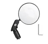 Penlimly Rétroviseur pour Bicyclette | Attaches de Lentille en Verre Convexe Pliable | Rétroviseur Latéral Réglable à 360° - Pour Vélo, Scooter, Moto Électrique, Moto et Trajets