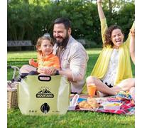 Penlimly Sac À Eau De Camping - Bouteille d'eau Flexible 8L,Système D'hydratation Extérieur Anti-Fuites avec Robinet Réglable pour Camping Randonnée Sports Voyage