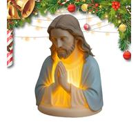 Penlimly Veilleuse Statue De La Vierge Marie,Figurine Élégante en Résine avec Protection Douce pour Les Yeux,Lampe Statue Religieuse - pour Thanksgiving Fête D Anniversaire Bureaux Maison Chambre