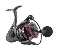 Penn Moulinet Spinning Clash II 3000 HS - Résistant eau salée, Frein avant, Ambidextre, Gris/Noir