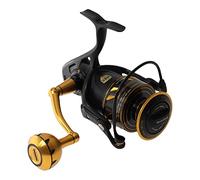Penn Moulinet Spinning Slammer IV – Pêche en mer, robuste et résistant, pêche au leurre – Or/Noir