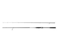 PENN Canne à pêche au Lancer Conflict X Inshore, pour la pêche en Eau salée du cabillaud, de l'anguille, très légère et Polyvalente, Noire et Grise, 2.44m, Canne à pêche ambidextre Extra Rapide.