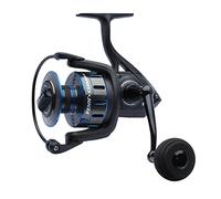 PENN Combat III 6000 Moulinet de pêche, pêche en mer, Moulinet Polyvalent pour Bateau, Kayak, Rivage, Spinning, Jigging, Surf et Utilisation Polyvalente, Unisexe, Noir/Bleu