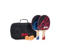 Penn Ensemble de Raquettes de Tennis de Table pour 2 Joueurs - Comprend Deux Raquettes 3.0, Trois balles de ping-Pong 3 étoiles et Une Pochette de Rangement