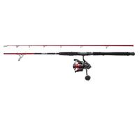 PENN Fierce IV Ensemble de pêche en Bateau, Moulinet Robuste entièrement en métal avec roulements à Billes 4 + 1 en Acier Inoxydable, Assorti à Une Canne pour Une Installation Parfaite de pêche en