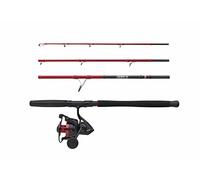 PENN Fierce IV Travel Boat Combo, Cannes Assorties et Combinaison de Rouleaux pour la pêche en Bateau et en Eau salée - 4+1 roulements à Billes en Acier Inoxydable et Nu Solide mais Sensible