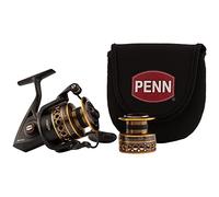 PENN Kit de Moulinet de pêche avec Bobine de Rechange et Housse de Moulinet