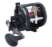 PENN Squall Level Wind Moulinet à Tambour Tournant pour la Pêche Lourde en Mer, Pêche au Jig, Pêche Sur Épave, Lieu, Pagre, denti, Sériole, Requin, Noir, 30| Right