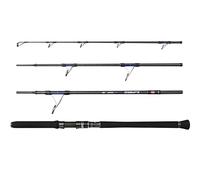 Penn Overseas XT II Popping Canne à pêche | Canne à Lancer pour la pêche en mer du Thon, du GT, de la sériole et du Barracuda | Lancer à Longue Distance | Blank en Carbone | 2,50 m | 80-220 g