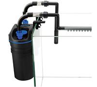 Penn-Plax Cascade Canistar Filtre d'aquarium à Suspendre - Idéal pour Les Aquariums d'eau Douce et d'eau salée - 370 litres par Heure (GPH)