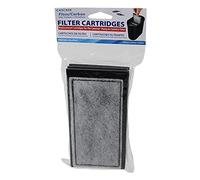 Penn-Plax Cascade Lot de 3 Cartouches de Rechange pour filtres d'aquarium Canistar à Suspendre - Fil en Fibre synthétique jetable et Charbon Actif