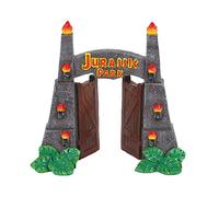 Penn-Plax Jurassic Park Décoration d'aquarium sous Licence Officielle - Porte de Parc - sans Danger pour Les Aquariums d'eau Douce et d'eau de mer - Petite Taille