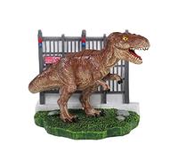 Penn-Plax Jurassic Park Décoration d'aquarium sous licence officielle - T-Rex s'échappant du paddock - Sans danger pour les aquariums d'eau douce et d'eau de mer - Petite taille