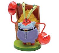 Penn Plax SpongeBob Mr. Krabs Objet d'Ornement pour Aquariophilie 5 cm