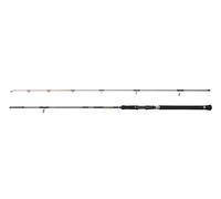 Penn Regiment IV Spinning Pilk Rod, Saltwater Angler Spin Fishing Rod for Sea Fish Cod, Sea Eel, Bass, Pollock, Mackerel, Shark, Strong Leightweight & Versatile, Silver, Fast Ambidextrous Carbon Rod