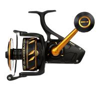 Penn Slammer IV Moulinet Spinning pêche en mer, Robuste et résistant, pêche au leurre, Bar, lieus, Thon, carangue, pêche Exotique Or/Noir