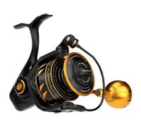 Penn Slammer IV Moulinet Spinning pêche en mer, Robuste et résistant, pêche au leurre, Bar, lieus, Thon, carangue, pêche Exotique Or/Noir