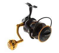 Penn Slammer IV Moulinet Spinning pêche en mer, Robuste et résistant, pêche au leurre, Bar, lieus, Thon, carangue, pêche Exotique Or/Noir