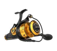 Penn Spinfisher VII Spinner, Live Liner & Longcast | Moulinet de pêche en mer salée avec étanchéité IPX5 et CNC | pour Bateau, Depuis Le Rivage, et sur Les rochers | Plusieurs Tailles | Noir et Or