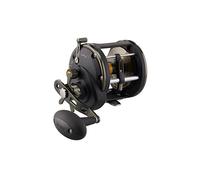 PENN Squall II Level Wind Fishing Reel, moulinets conventionnels, Eau salée, pêche au Large, Unisexe, Or Noir, 50, Frein en étoile