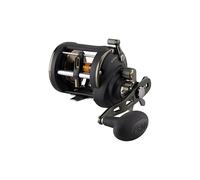 PENN Squall II Level Wind Fishing Reel, moulinets conventionnels, Eau salée, pêche au Large, Unisexe, Or Noir, 20, Frein en étoile