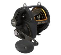 PENN Squall II Moulinet de pêche à Levier Taille 60 Corps et plaques latérales en Graphite Engrenages Principaux et pignons en Acier Inoxydable Puissant Penn Dura-Drag