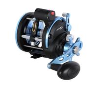 Penn Warfare™ II Level Wind Moulinet | Moulinet pour la pêche des prédateurs en Eau salée | Pêche à la traîne, au Lancer et de Fond |Rapport de Vitesse 3,9:1 | 3000 | Gaucher