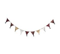 Pennant Banner 9 Ft Baumwollgirlande Dekoration, Dekofahnen Für Schulkinder Zimmer Geburtstagsparty Ostern Camping Babyzimmer Deko | Deko Für Shower Kinderzimmer
